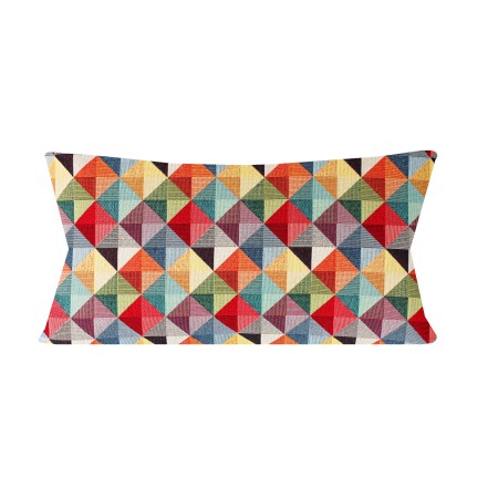 Poszewka Gobelinowa 30x60 3D TAPESTRY kolorowa grometryczna
