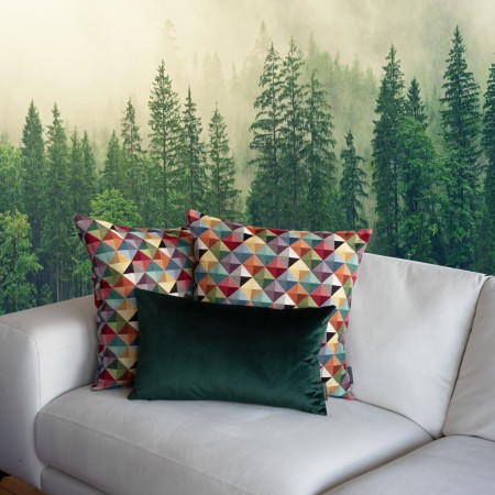 Poszewka Gobelinowa 30x60 3D TAPESTRY kolorowa grometryczna