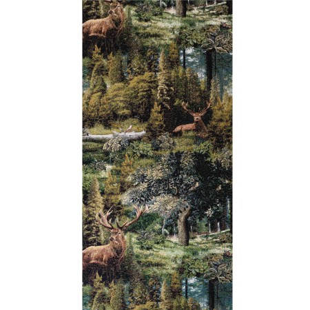 Bieżnik na stół gobelinowy JELEŃ 220cm myśliwski Poldesign