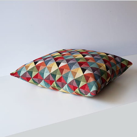 Poszewka Gobelinowa 60x60 cm TAPESTRY kolorowa geometryczna