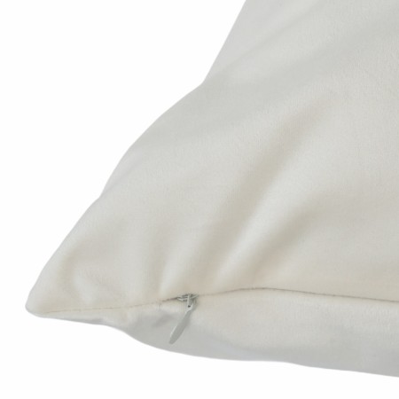Poszewka aksamitna 50x50cm biała ecru QUEEN_1