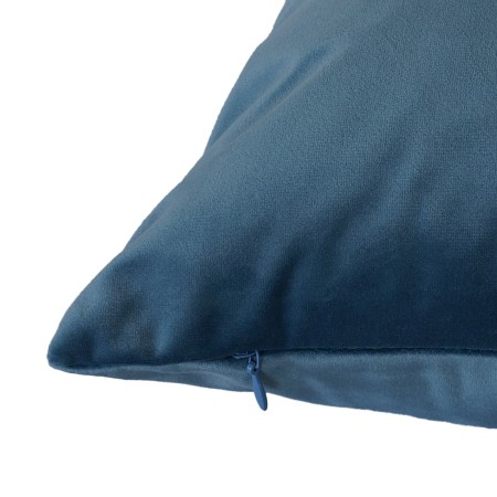 Poszewka aksamitna 50x50cm niebieska QUEEN_9