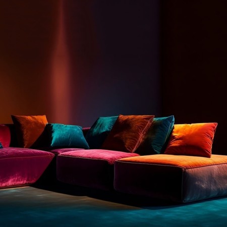 Poszewka aksamitna 50x50 cm BURGUND QUEEN_14