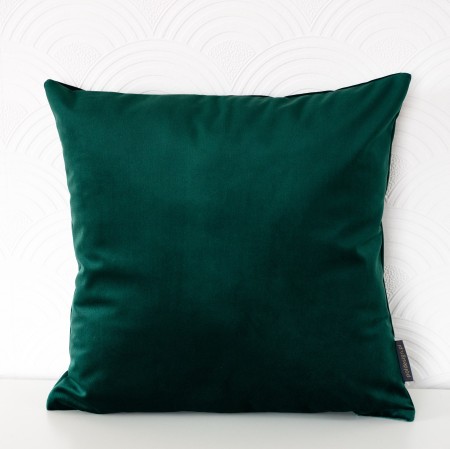 Poszewka aksamitna 50x50cm ZIELEŃ SZMARAGDOWA  QUEEN_18