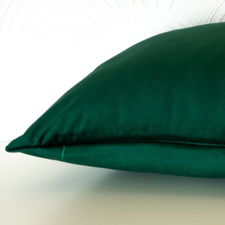 Poszewka aksamitna 50x50cm ZIELEŃ SZMARAGDOWA  QUEEN_18