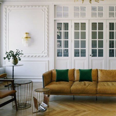 Poszewka aksamitna 50x50cm ZIELEŃ SZMARAGDOWA  QUEEN_18