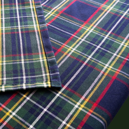 Cotton Navy Tartan Fabric 2.jpg