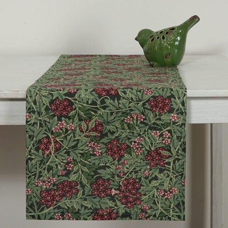 Bieżnik na stół 340 cm HOYA bawełniany zielony