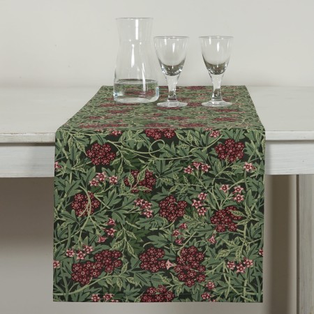 Bieżnik na stół 340 cm HOYA bawełniany zielony