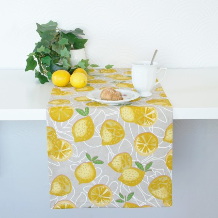 Bieżnik na stół 280cm CYTRYNA skandynawski PolDesign