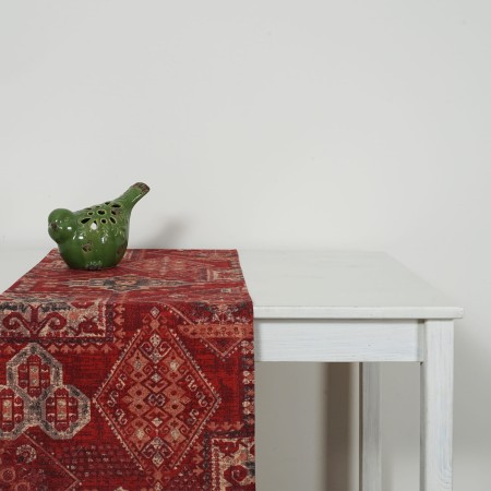 Bieżnik 280cm Etno Orientalny Bawełniany Rudy