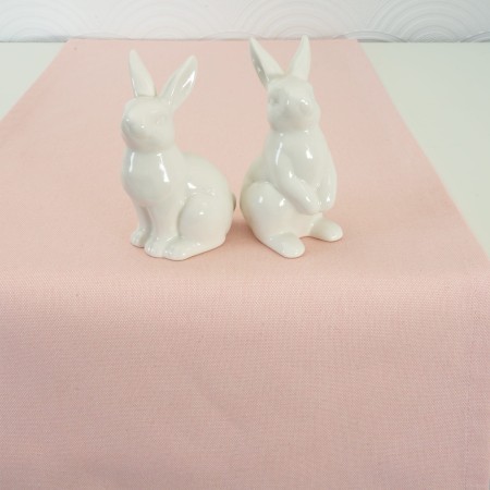 Bieżnik 280cm Różowy Wesele Komunia Ozdobny Świąteczny Bawełniany