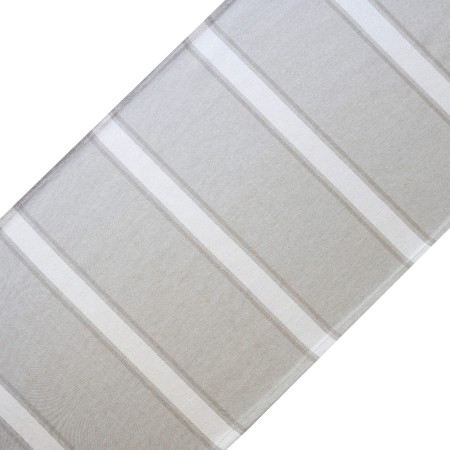 Bieżnik na stół 280cm długi beżowy skandynawski pasy wielkanocny