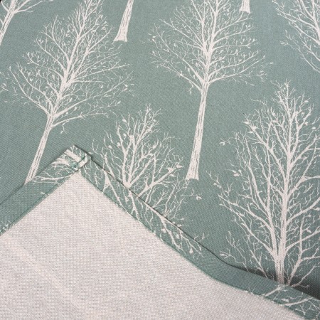 Bieżnik na stół 280cm DRZEWA zielony skandynawski bawełniany boho Poldesign