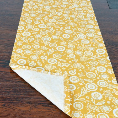 Bieżnik Wielkanocny Żółty 37*280 KWIATY SKANDYNAWSKIE