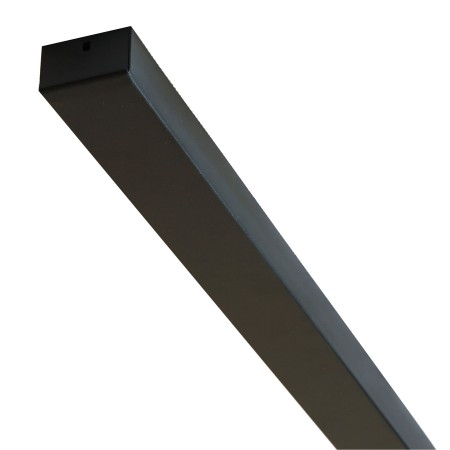 Podsufitka czarna prostokątna maskownica sufitowa 115cm 4 otwory + mosiądz 08