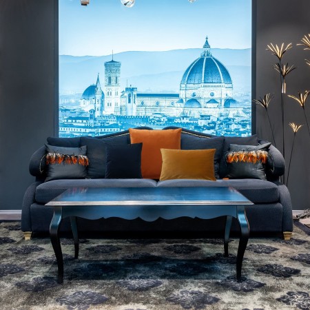 Poszewka aksamitna 40x60cm granatowa QUEEN_10