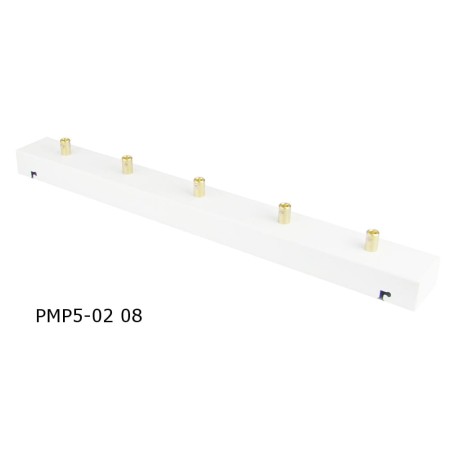 Podsufitka biała prostokątna maskownica sufitowa 50cm 5 otworów +08