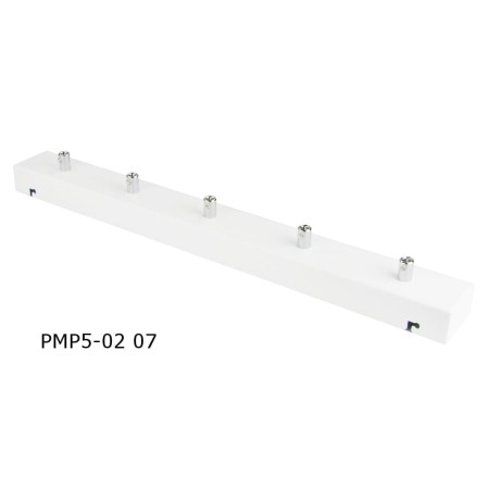 Podsufitka biała prostokątna maskownica sufitowa 50cm 5 otworów +07