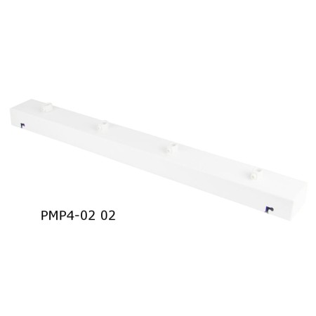 Podsufitka biała prostokątna maskownica sufitowa 50cm 4 otwory +02