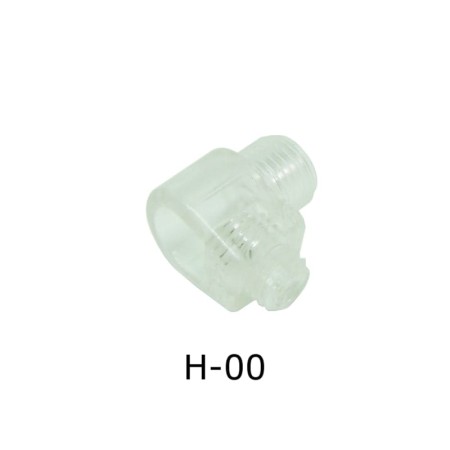 Hamulec przezroczysty plastik H-00P