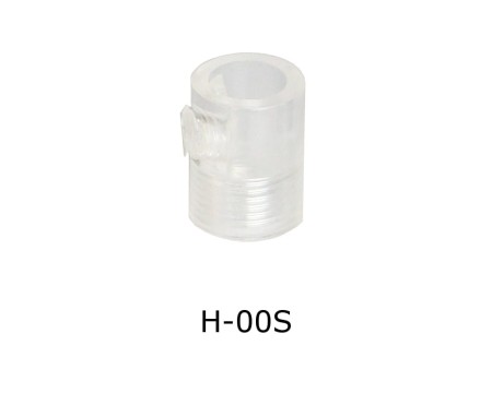 Hamulec przezroczysty plastik walec H-00S