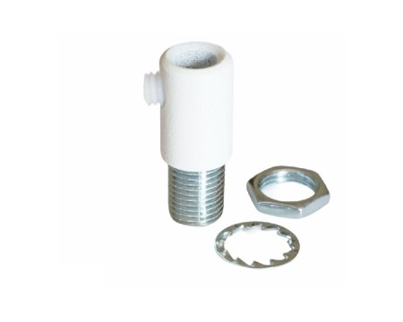 Hamulec metalowy biały H-02A