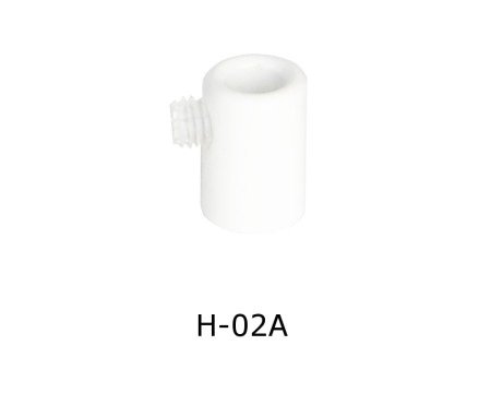 Hamulec metalowy biały H-02A