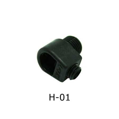 Hamulec czarny plastik H-01