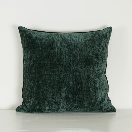Poszewka55X55 cm BARRY LEŚNY ZIELONY aksamitna dekoracyjna ozdobna