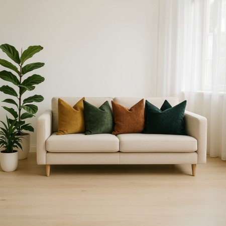 Poszewka 55x55 cm BARRY RUDY aksamitna dekoracyjna ozdobna