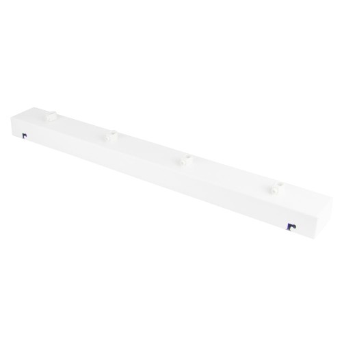 Przejdź do produktu Podsufitka biała prostokątna maskownica sufitowa 50cm 4 otwory +02