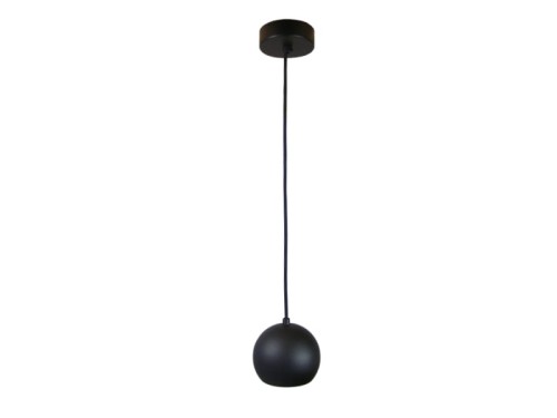 Przejdź do produktu Lampa wisząca kula 12cm czarna/czarna/czarna