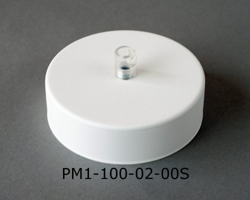 Przejdź do produktu Podsufitka metalowa 1 otwór 100mm kolor biały