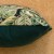 Poszewka Gobelinowa 50x50cm DŻUNGLA zielona liście aksamitna Poldesign