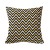 Poduszka gobelinowa 50x50cm Czarna Złota Zig-Zac PolDesign
