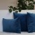 Poszewka aksamitna 50x50cm niebieska QUEEN_9