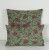 Poszewka 45x45 cm bawełniana HOYA zielona w kwiaty różowe