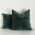 Poszewka55X55 cm BARRY LEŚNY ZIELONY aksamitna dekoracyjna ozdobna