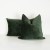 Poszewka 55x55cm BARRY OLIWKA aksamitna dekoracyjna ozdobna
