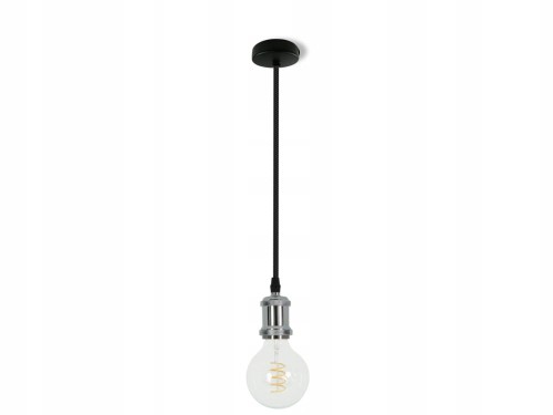 Przejdź do produktu Lampa pojedyncza z oprawką retro chrom 1m