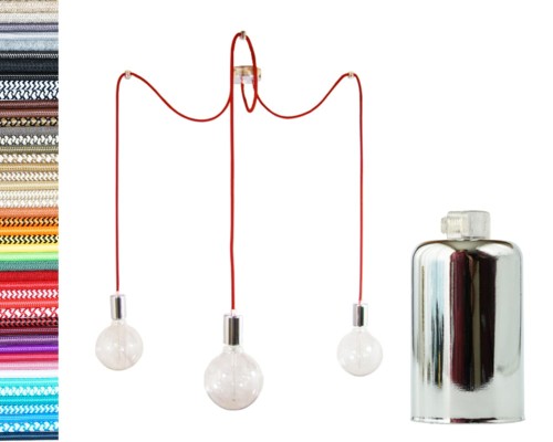 Przejdź do produktu Lampa pająk 3 0700 chrom