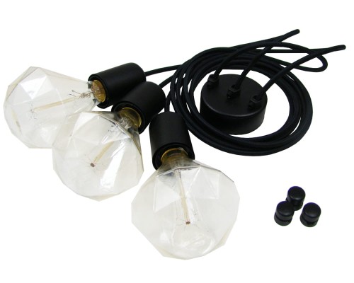 Przejdź do produktu Lampa pająk 3 0101 czarny +US01