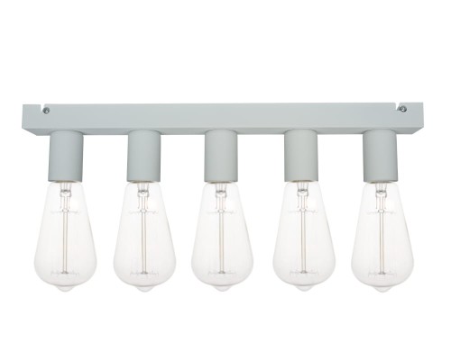 Przejdź do produktu Lampa sufitowa E27 metalowa biała  Kinkiet Cleo 5-0202
