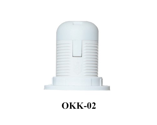 Przejdź do produktu Oprawka E27 osłonka plastikowa z kołnierzem biała