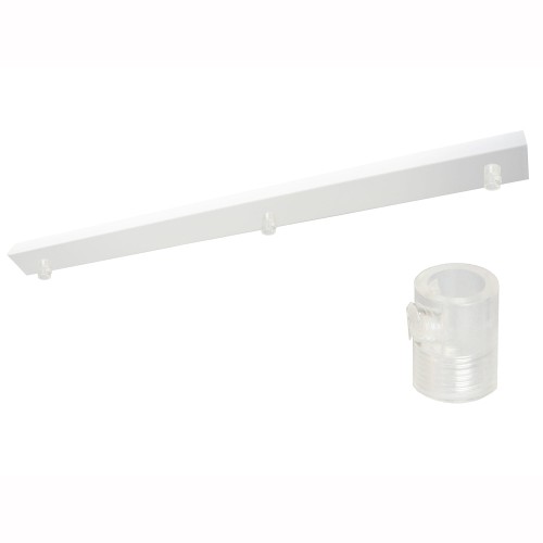 Przejdź do produktu Podsufitka do lampy 80cm 3 otwory biała + 00S