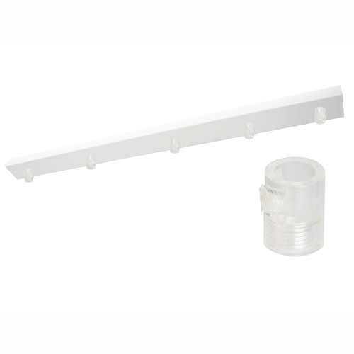 Przejdź do produktu Podsufitka do lampy 115cm 5 otworów biała + 00S