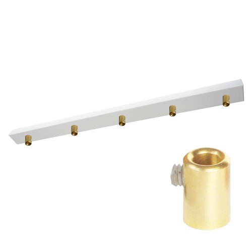 Przejdź do produktu Podsufitka do lampy 115cm 5 otworów biała + 08