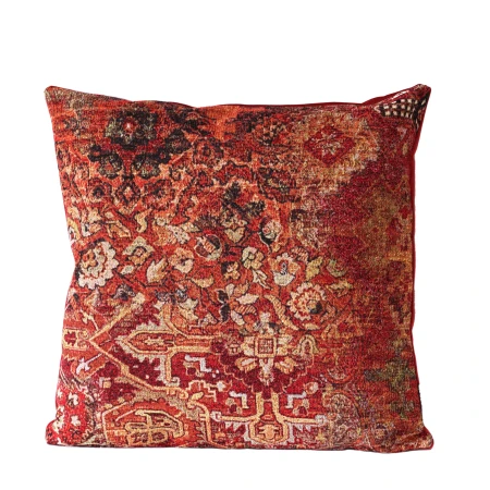 Poszewka KILIM 55x55 Boho Orientalna Ruda Ceglana Gobelinowa  Etno PolDesign
