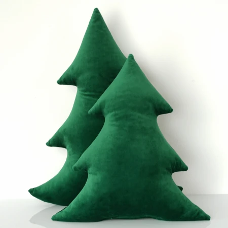 A green velvet tree pillow no decoration.jpg